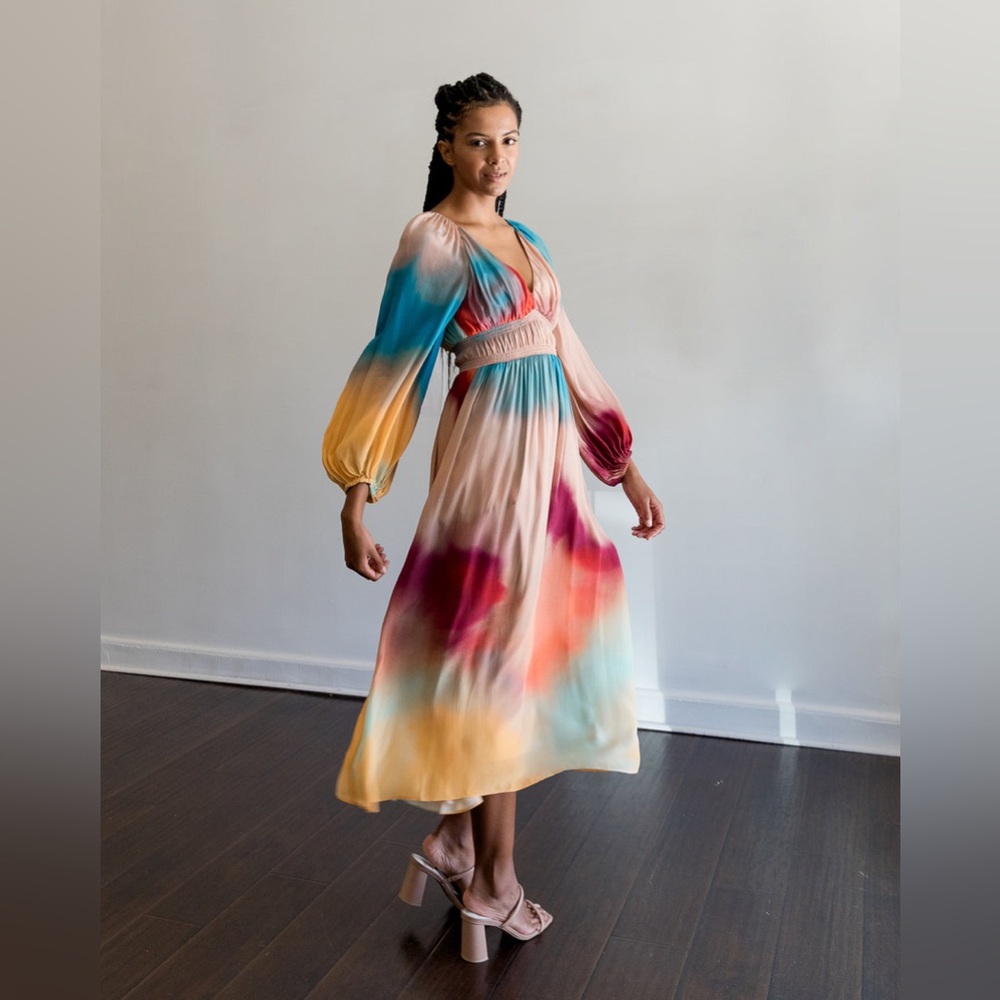 Gilner Farrar Lauren Dress in Blue Lagoon